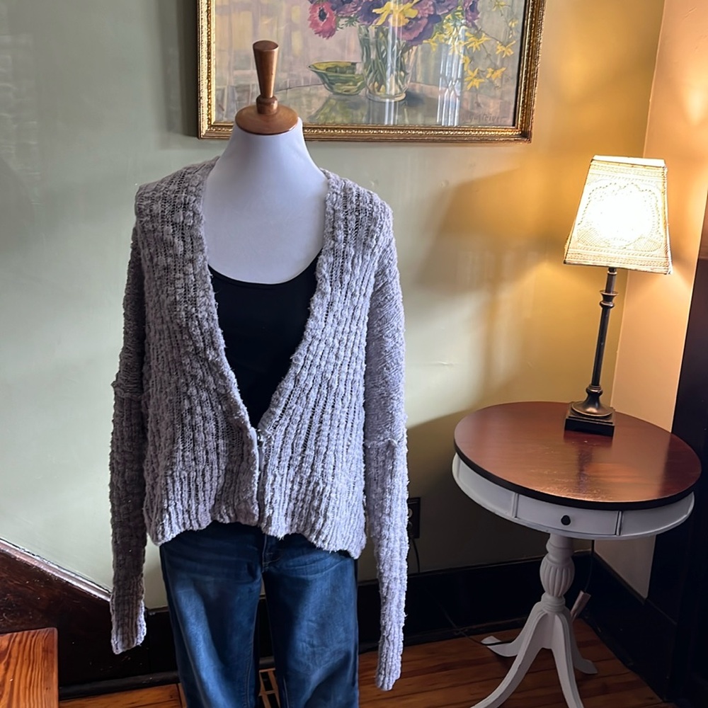 Free People Fun Times Slouchy Cardigan